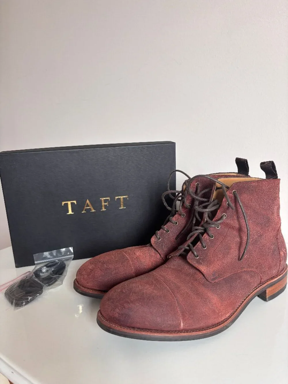 TAFT The Dragon Cap-toe Lace-up Combat/Dress Boot